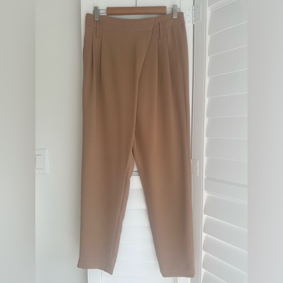 Aritzia Wilfred Crossover Trousers in Camel. Size Small. - Picture 1 of 8